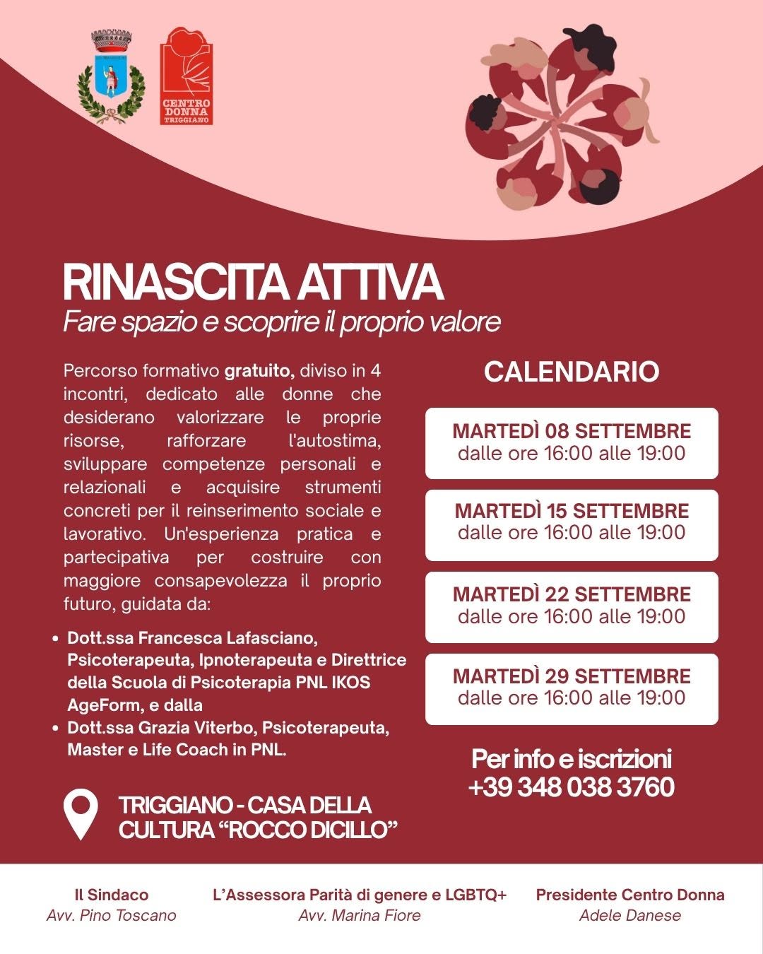 RINASCITA ATTIVA Fare spazio e riscoprire il proprio valore.