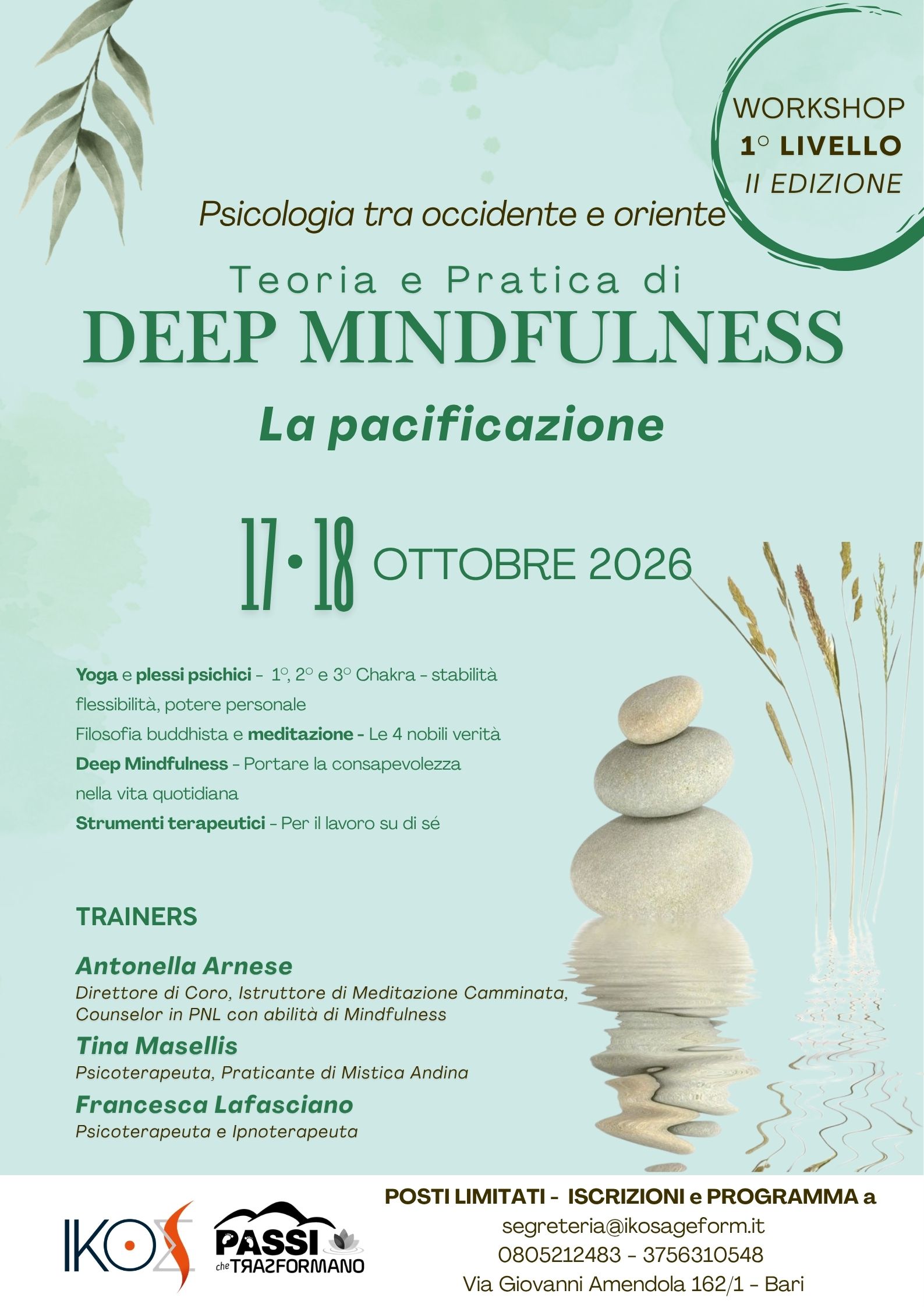 Teorie e Pratiche di DEEP MINDFULNESS - II Edizione | Workshop di 1° Livello