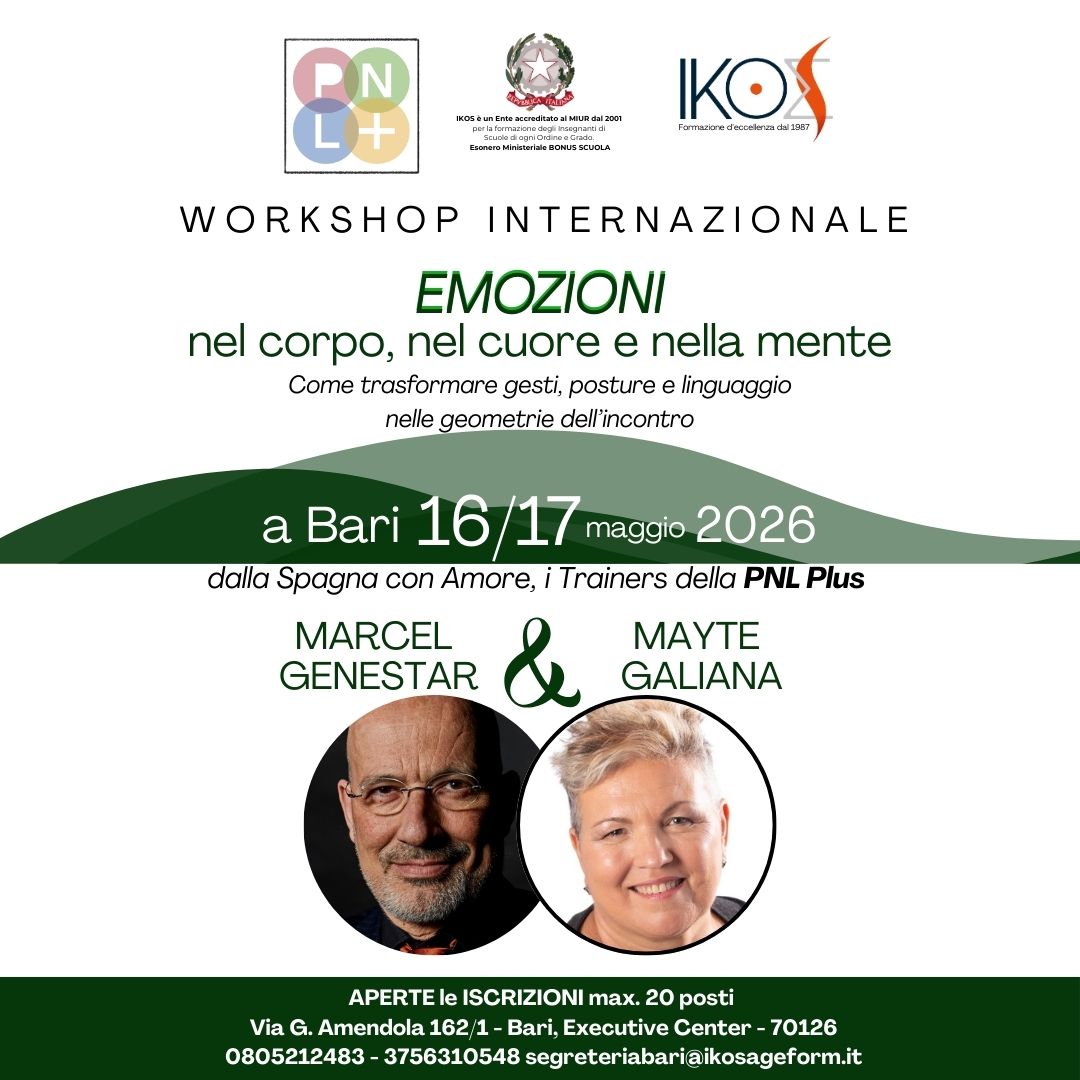 WORKSHOP INTERNAZIONALE: PNL PLUS 